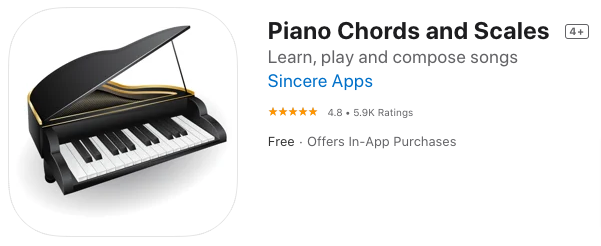 piano chords and scales